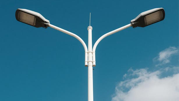 solar street light poles